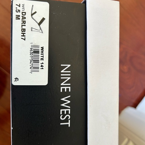 Nine West White Rhinestone Heel - Picture 5 of 8